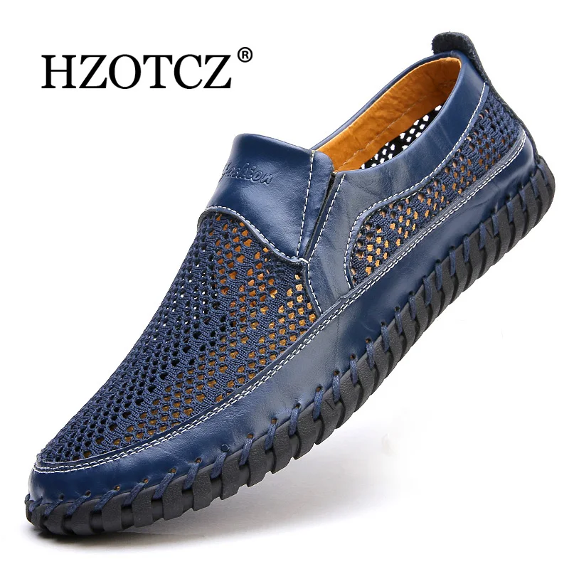 

New 2023 Men Casual Shoes Men Summer Sneakers Breathabl Mesh Flats For Men Loafers outdoor water Beach Shoes Very Comfortable