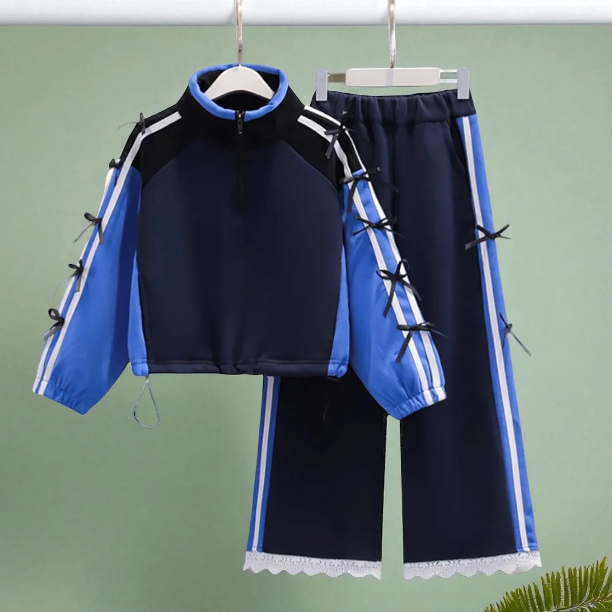 Autumn Girls Outfits Tracksuit Kids Jacket & Pants Baby Kids Casual Suit Costumes Girls School Uniform Set 6 8 10 12 13 14 Years