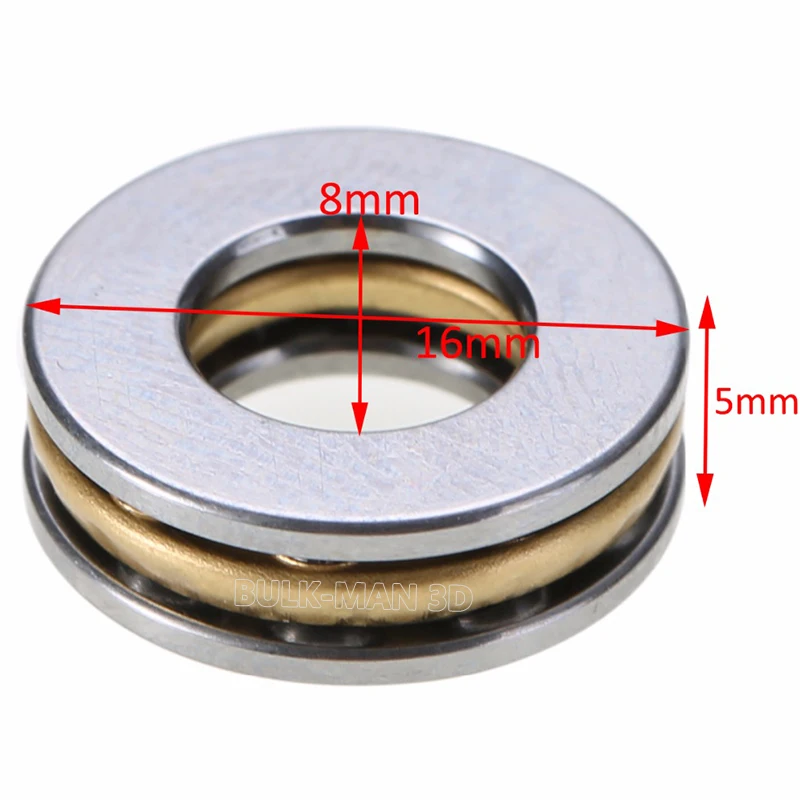 10Pcs Thrust Bearing F3-8M F4-9M F4-10M F5-10M F5-11M F5-12M F8-16M F8-19M F8-22M F9-20M F10-18M Miniature Axial Ball Bearings