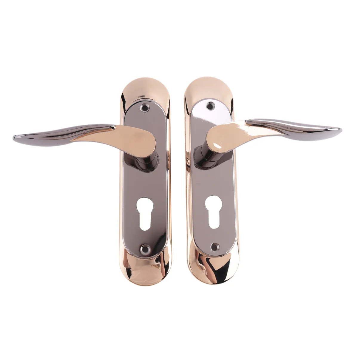 2025 New Indoor Household Door Handle for Home with Security Lock Key Set Aluminum Alloy