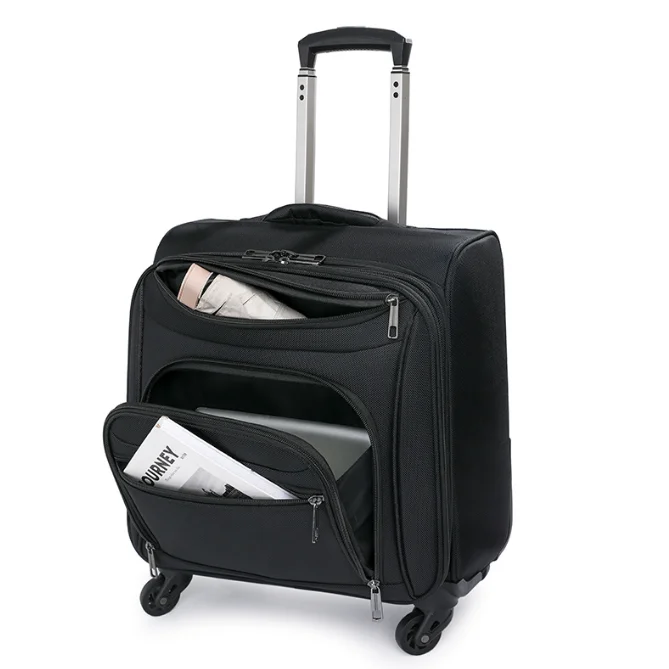 

Men business Travel Spinner Suitcase Men Cabin Rolling Carry on Luggage Suitcase Luggage suitcase 18 Inch Travel baggage bags