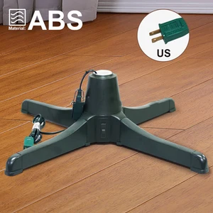 حامل بلاستيكي دوار لشجرة عيد الميلاد ، شجرة دوارة قابلة للتعديل ، حامل شجرة اصطناعية ، يصل إلى 7.5 قدم أفضل 10 مبيعات لشجرة عيد الميلاد الأساسية الدوارة - No10