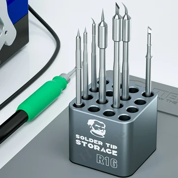 เครื่องจัดการปลายบัดกรี R16ช่างวัสดุอัลลอยคุณภาพสูงเหมาะสำหรับ C210 C115 C245เครื่องมือจัดวางปลาย T12soldering