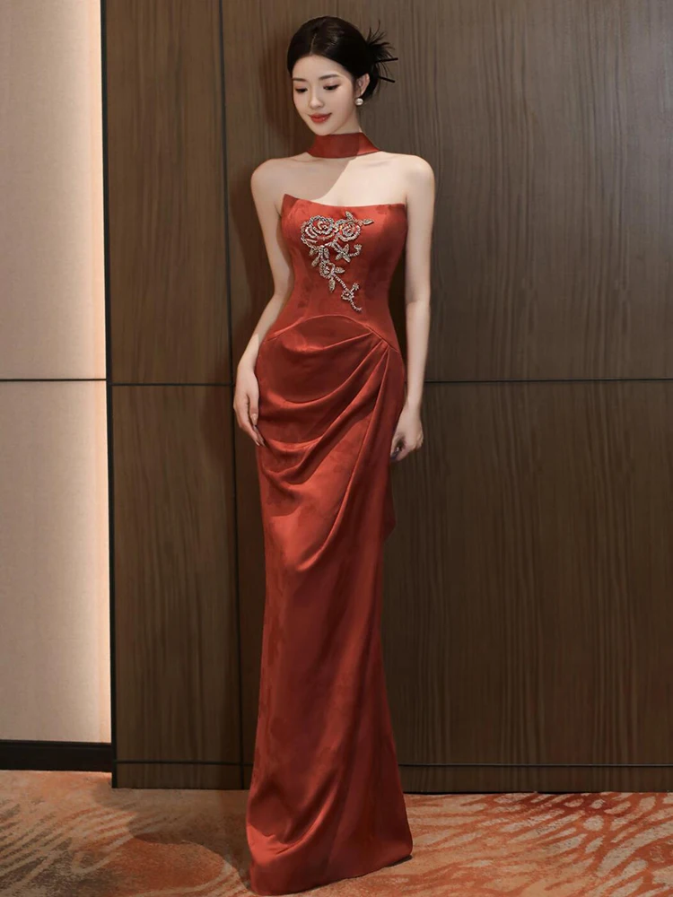 

Ele Low-Waist Fi-Tail Wedding Dr for Brides Cusizable Off-oulder Gown Perfect for Engagement And Wedding Ceremo...