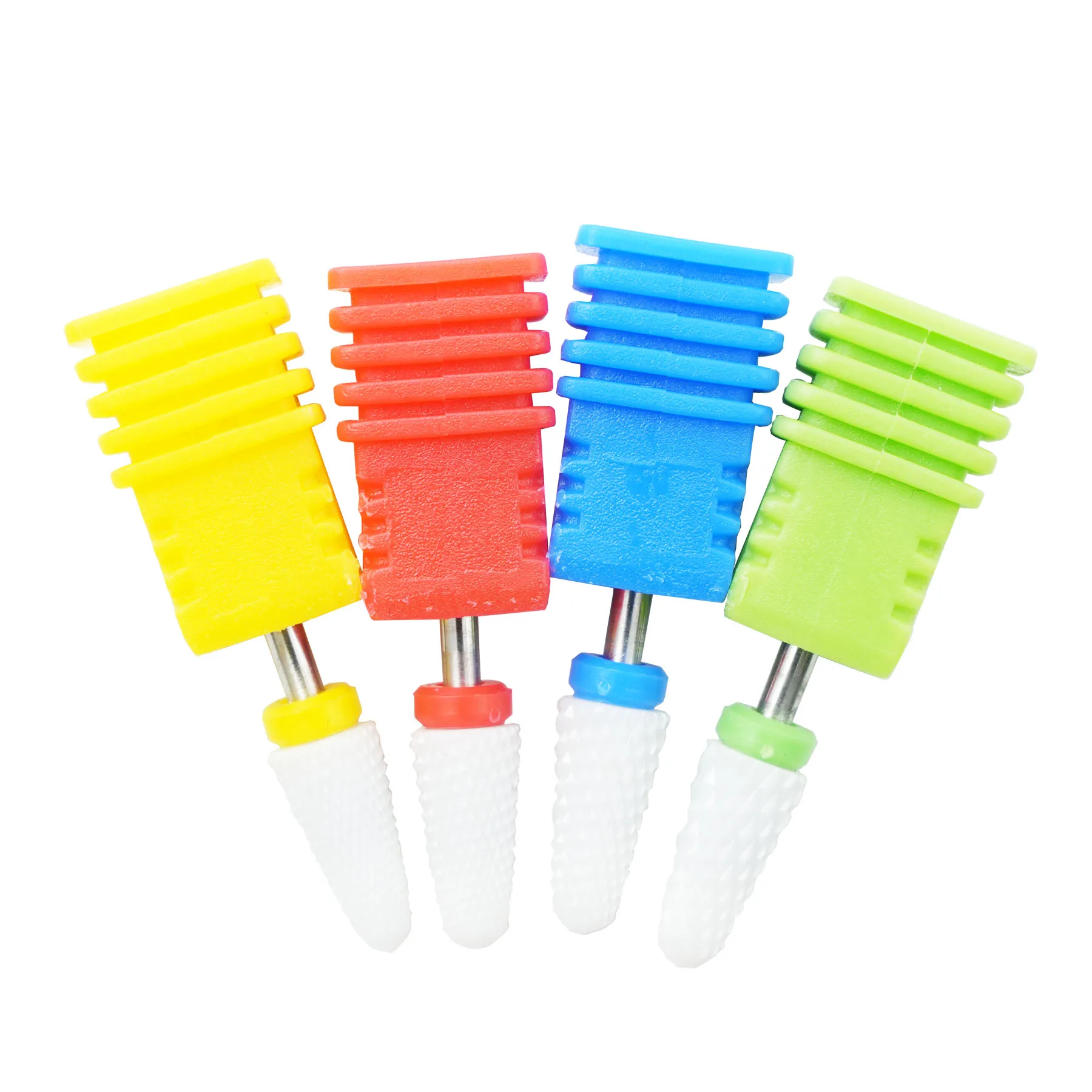 1pc Neue Keramik Nagel Bohrer Schaft Fräser Dreh Bits Für Elektrische Maniküre Maschine Grat Zubehör Nail art Werkzeuge