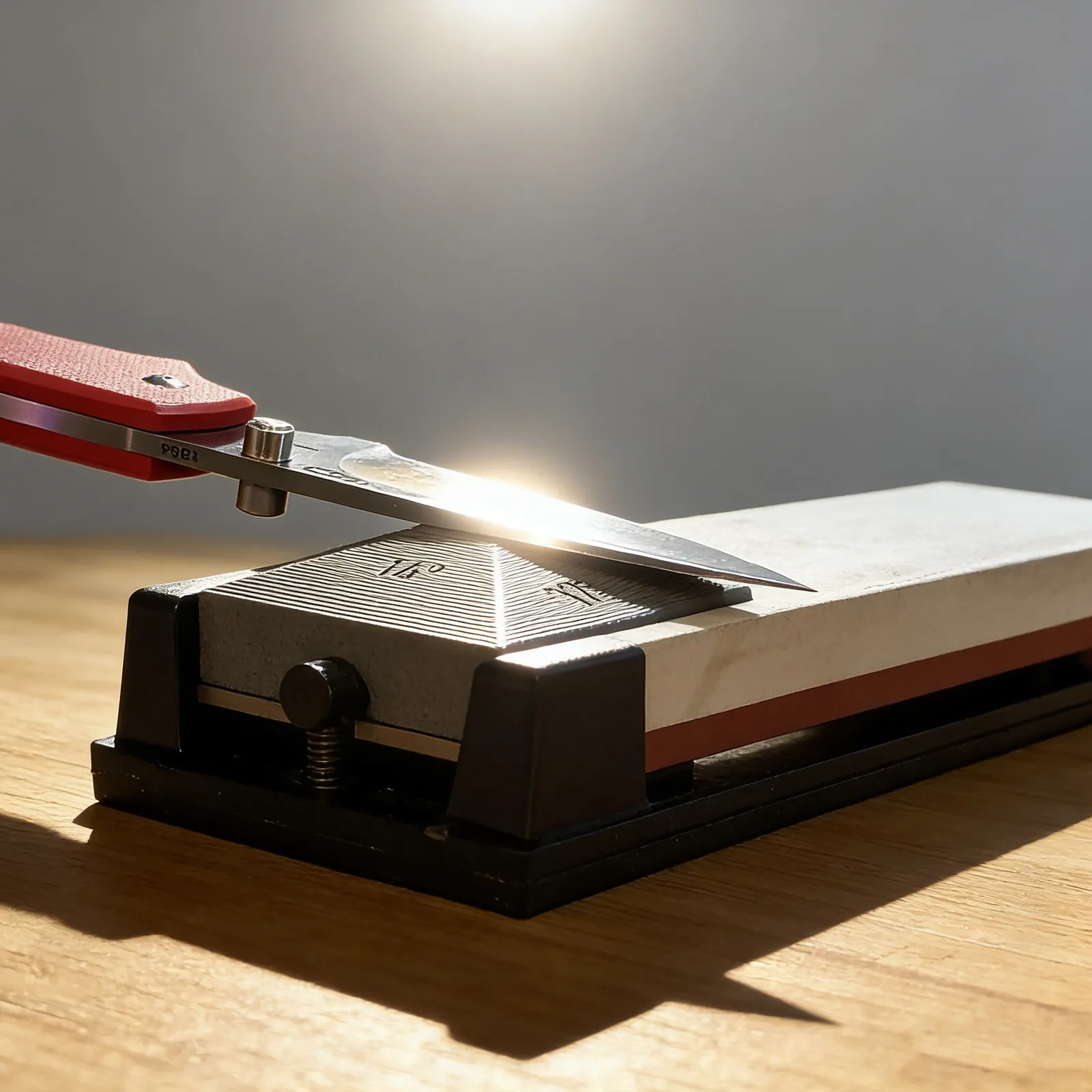 1 Paquete de Guía de Afilado de Cuchillos de Cerámica de 17 Grados para Piedra de Agua, Soporte de Ángulo para Cuchillos de Chef