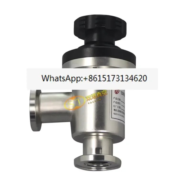 This high quality manual vacuum flapper valve is designed for precise control in high vacuum systems. Featuring a robust