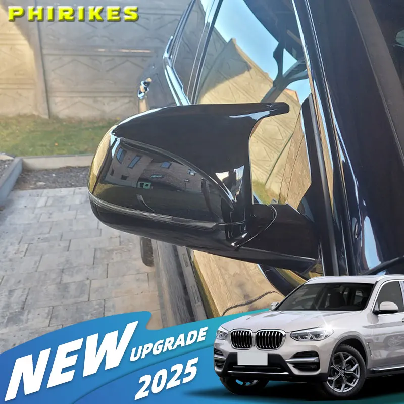 

For BMW X3 G01 X4 G02 X5 G05 X6 G06 X7 G07 2018 2019 2020 M Style Black Rearview Mirror Cover X3 M Look