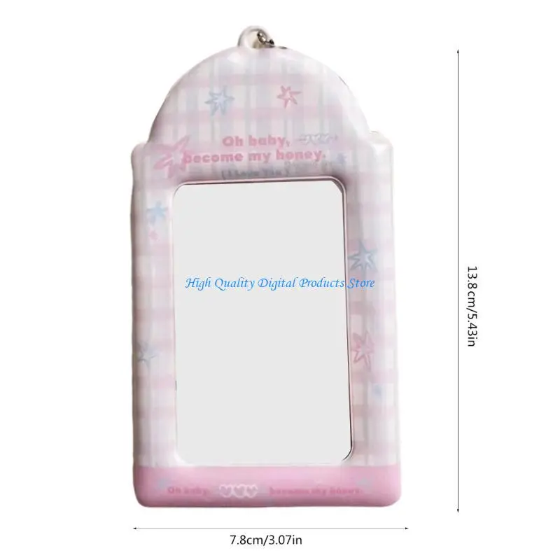 U2JE素敵なフォトカードホルダー漫画フォトカード保護袖の防水プラスチック写真カードケース3インチ写真カード用