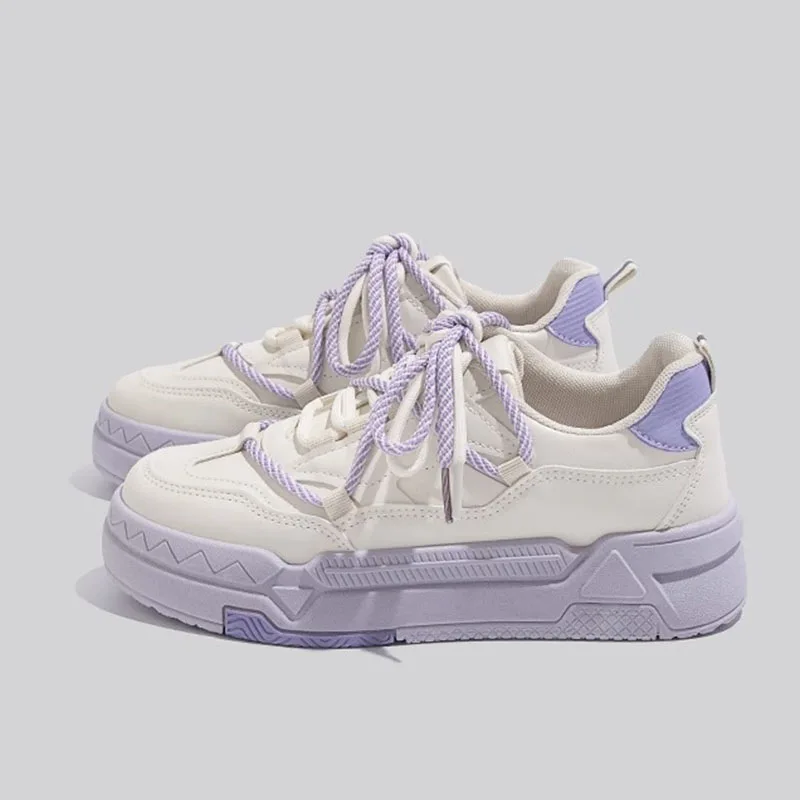 2025 Spring Festival Hot selling Womens Shoes Thick soled Breathable Versatile Board Shoes Fashionable Women's Casual Sneakers