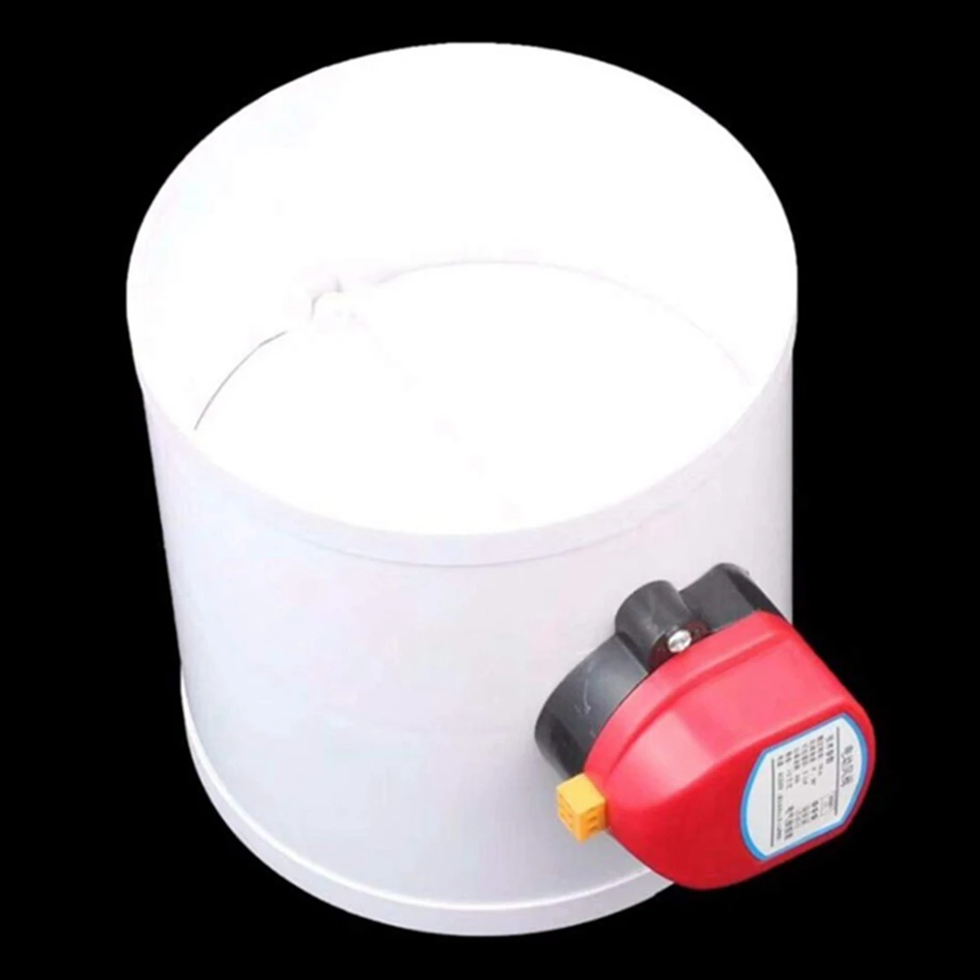 Válvula de amortiguador de aire de 160mm, válvula de retención motorizada eléctrica para ventilación de 6 pulgadas, solenoide con actuador de 220V