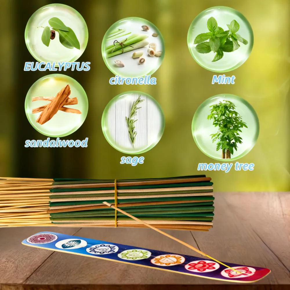 60/170/300Pcs Forest-Inspired Mixed Scented Sticks - 22.0cm Handmade Relaxation Sticks for Meditation, Reading, and Deodorization - Long-Lasting Fresh Fragrance, Suitable for Indoor Use, Perfect for Christmas, Halloween, Easter, Hanuka, Thanksgiving |   Natural Aesthetic Home Decor, Relaxation Sticks, Holiday Decorations, Elegant Packaging, High-Quality Fragrance.