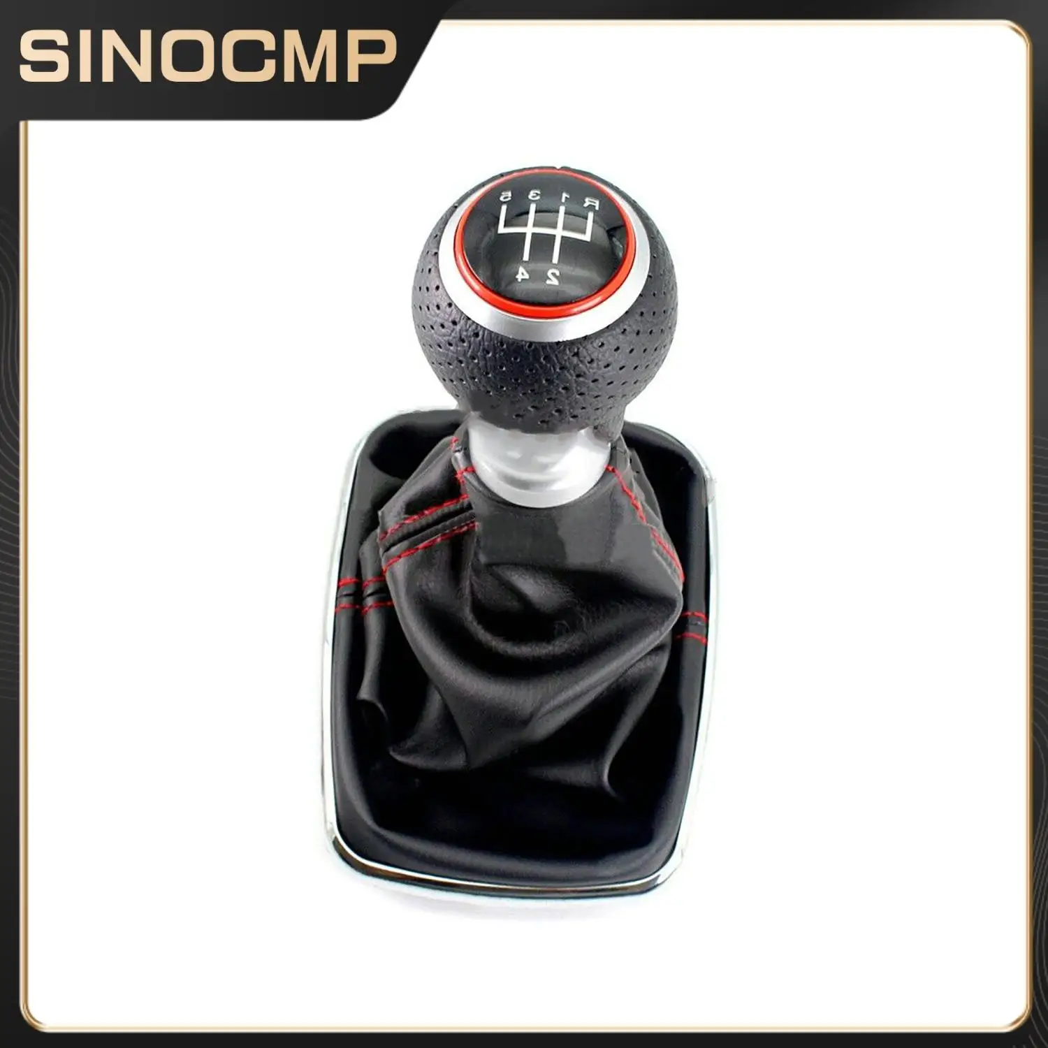 

Car Gear Shift Knob w/Boot 5-Speed 12mm 1J0711113 For VW Bora MK4 Golf GTI R32 Jetta 1998-2006 Car Gear Shifter Accessories