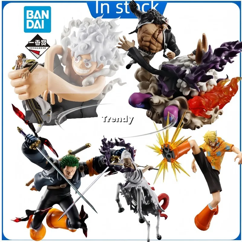

100%Original Future Island One Piece Energy Burst Luffy Zoro Sanji Kizaru Horse Bone Big Bear Satan Figure Ornament Toy Gift
