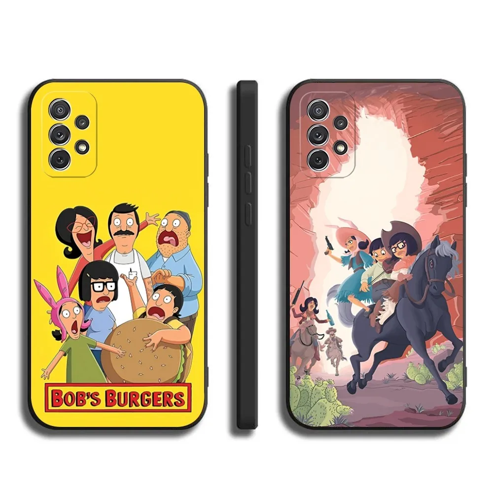 B-Bobs B-Burgers Cartoon Phone Case for Samsung Galaxy S23 S24 Ultra S22 S20 Fe S21 Plus A54 A34 A24 A53 M54 Note 20 Cover