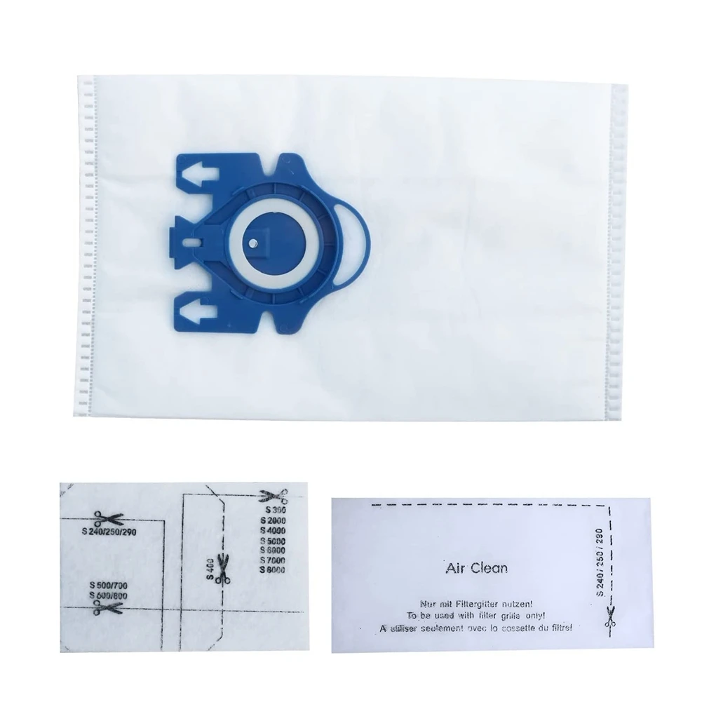 12 Pack GN Vacuum Bags for Miele Bags Classic C1 Complete C1 C2 C3, S2 S5 S8, S227/S240, S270/S280 Series Vacuum Cleaner_A66K