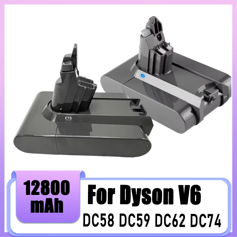 Зарядное устройство для аккумулятора Dyson V6 21 6 В 12800 мАч пылесоса DC58 DC59 DC62 650 770 880 SV03 SV04 SV05 SV06 SV07