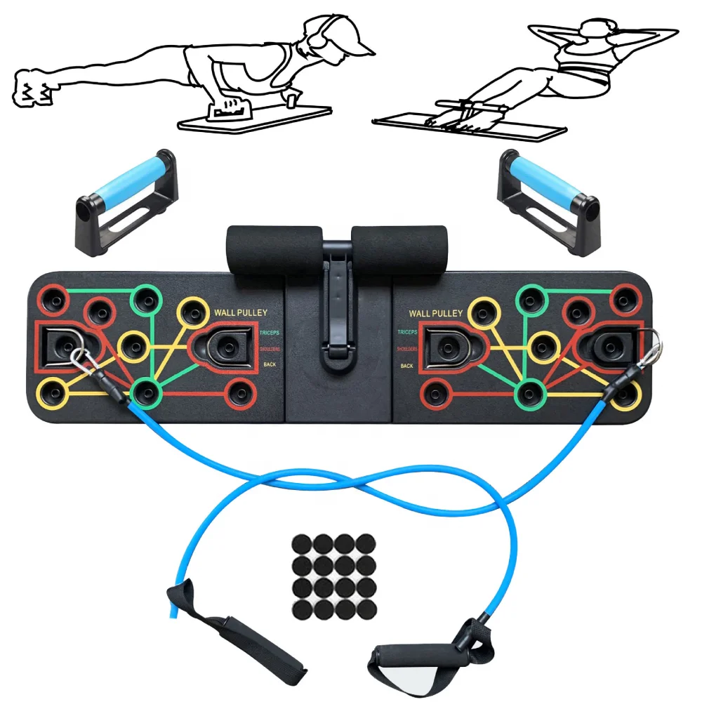 

Sport Workout Fitness Gym Equipment Push up Stand for Abdominal Muscle Building Exercise Push up Rack Board