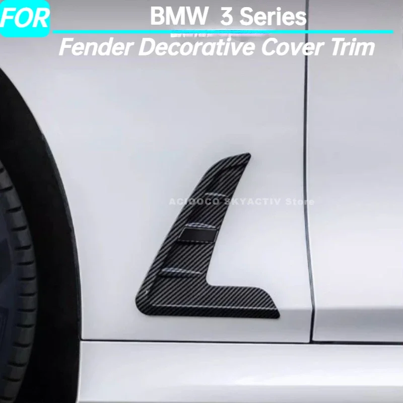 Fender Decorative Cover Trim Modification Body Side Markers for BMW 3 Series Exterior Accessories 2020 2021 2022 2023 2024 2025