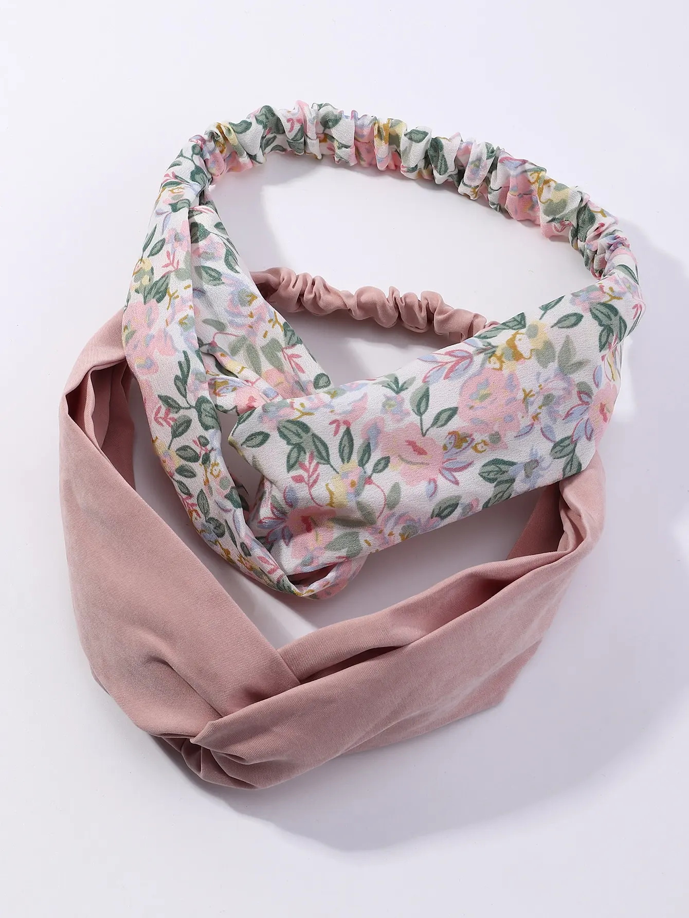 

2pcs Women's Minimalist Floral Elastic Headband, Suitable For Daily Wear And Gatherings Women Hair Accessories Elegant Hair Band Summer Outfits