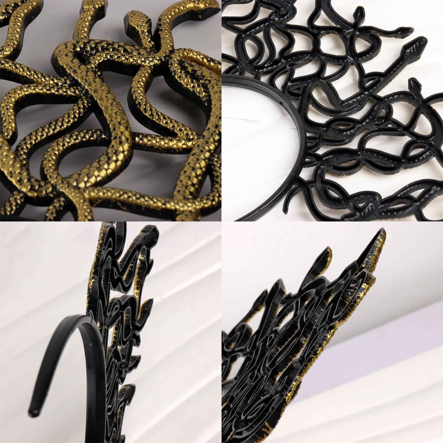 Halloween Medusa Headpiece Cosplay Girl Headwear Ancient Greek Mythology Snake Shape Women Headdress Carnival Costume Party Gift