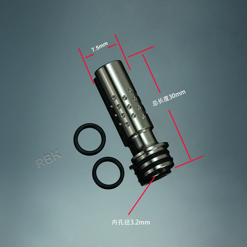 wolfcoolvape 510 drip tip mtl Titanium alloy drip tip for dvarw mtl cl rta/Kuma RTA/Flash e-Vapor V4.5S+ Style RTA