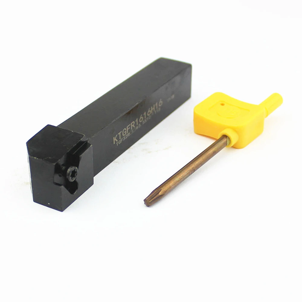 1 pçs ktgfr ktgfl 1616 2020 2525 mm sulco usinagem de corte toolholders cortador cnc torno de separação face grooving ferramentas suportes