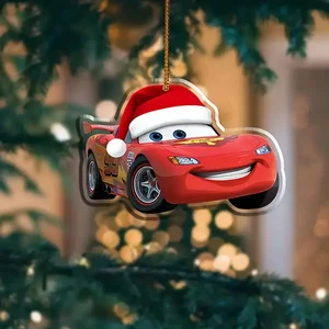 1/5 قطعة سيارات ديزني زينة عيد الميلاد أنيمي الكرتون الاكريليك طائرة شجرة عيد الميلاد الديكور المعلقات ديكور المنزل الاطفال لعبة الهدايا أعلى 10 مبيعات زخرفة شجرة عيد الميلاد ديزني - رقم 4