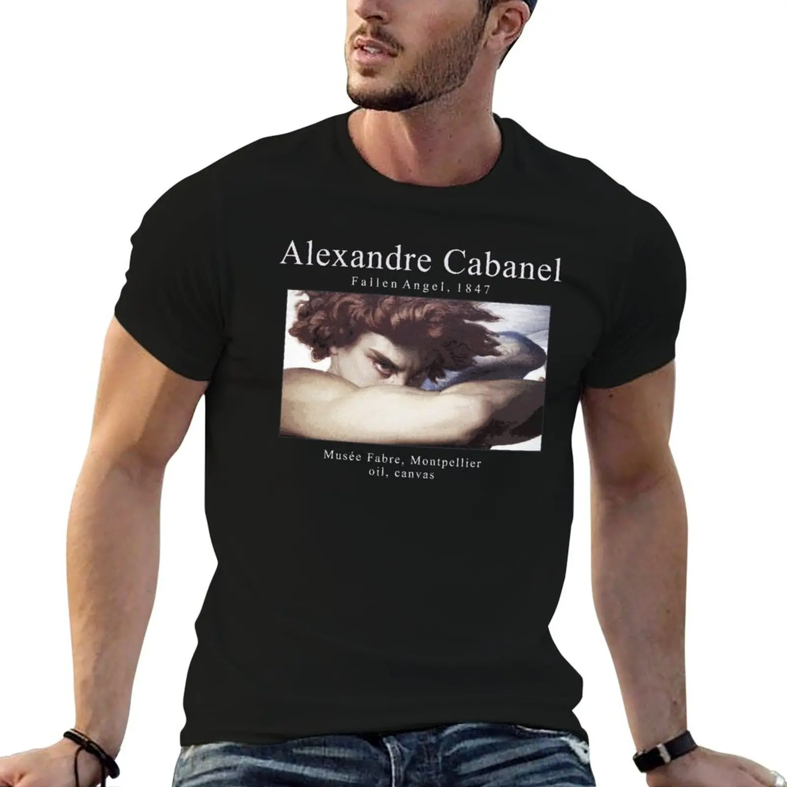 Dark Academia - Alexandre Cabanel - Fallen Angel T-Shirt clothes oversized graphic tee clothing for men