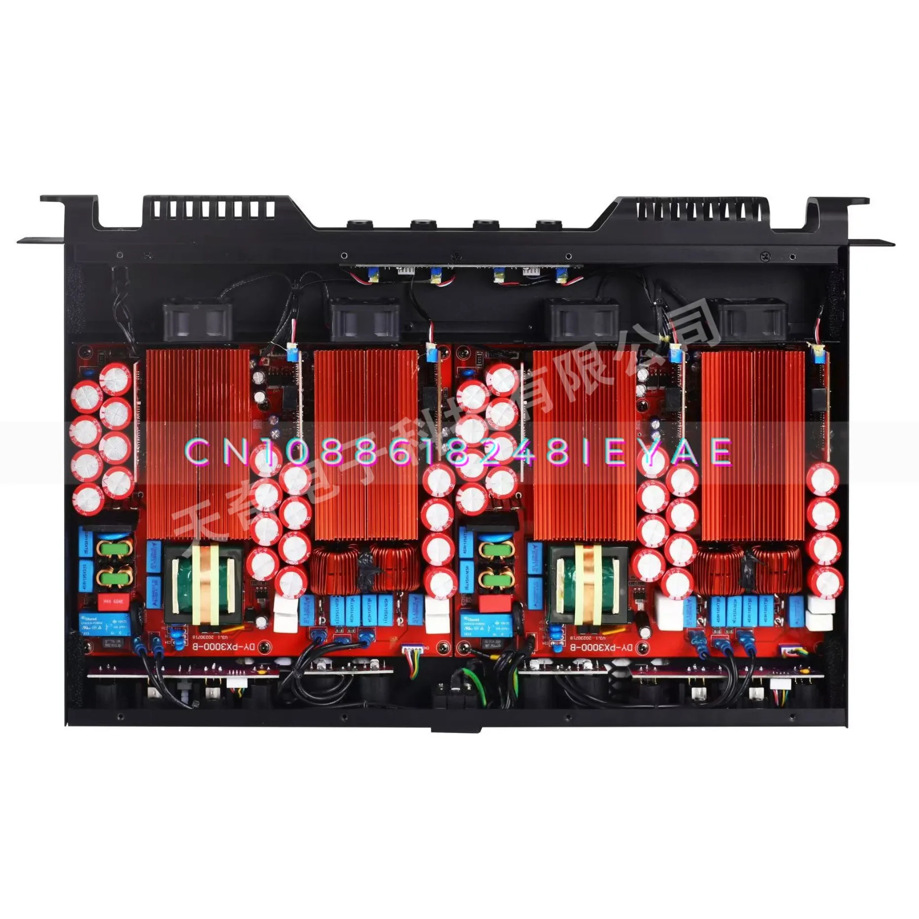 4X1350W High-power Four-channel Two-channel Digital Power Amplifier Stage Performance Family KTV Pure Rear Stage