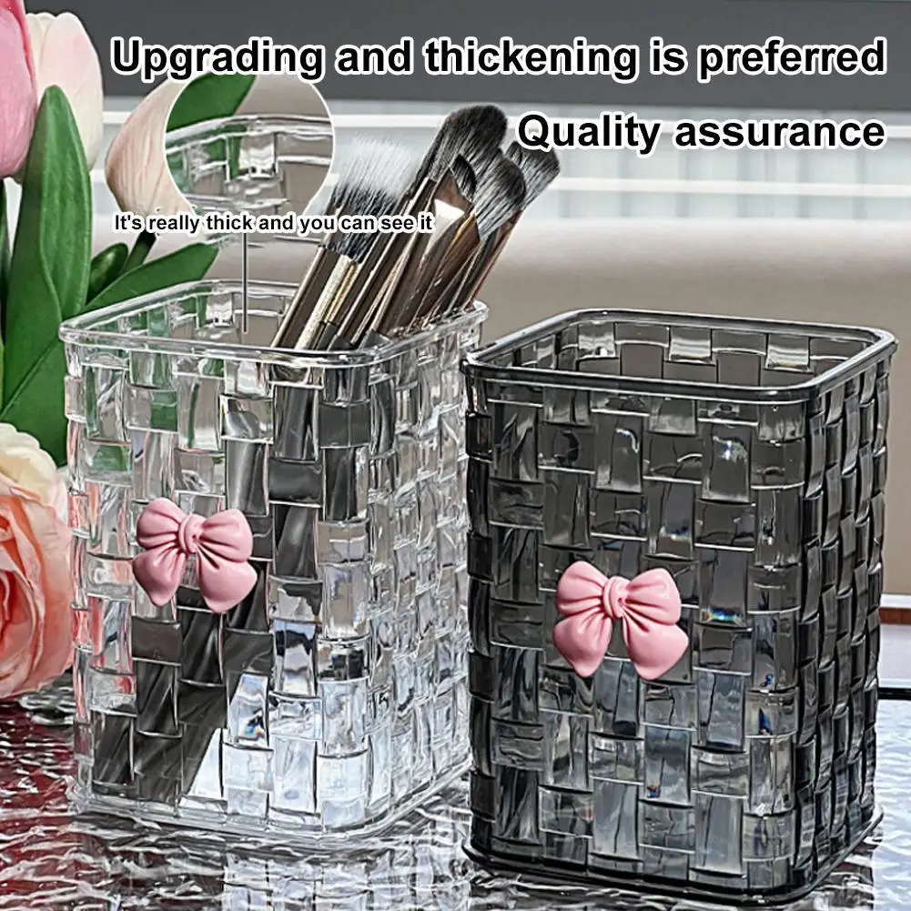 Makeup Brushes Storage Box Desk Cosmetic Organizer Lipstick Storage Nail Polish Display Stand Rack Jewelry Case New