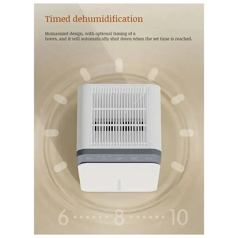 A44Z-Air Dehumidifier Portable Mute Moisture Absorbers Machine Air Dryer For Home Bedroom Office Kitchen Deodorizer Dryer US