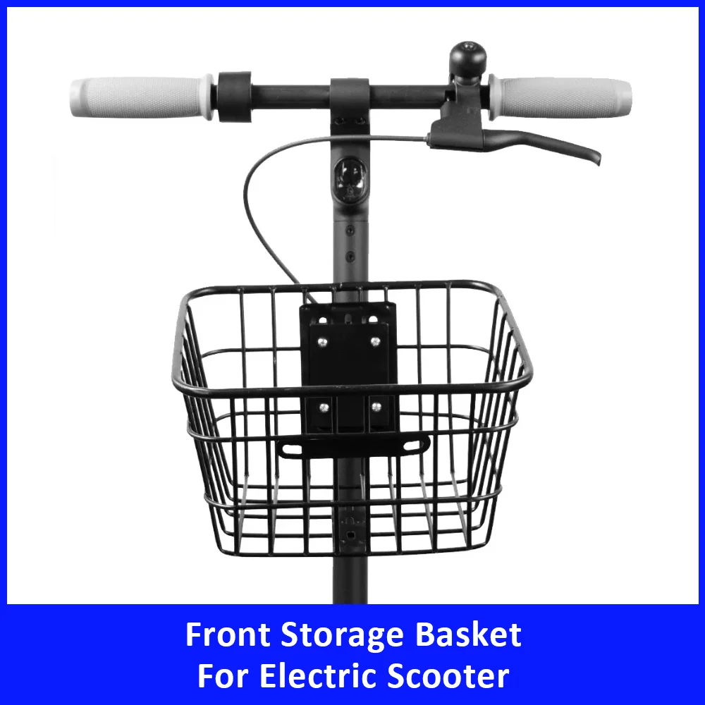 

Stainless Steel Universal Front Storage Basket for Xiaomi M365 Pro Mi4 Mi5 Ninebot G30 E3 G2 G3 F3 ZT3 Kukirin G3 G4 Accessories