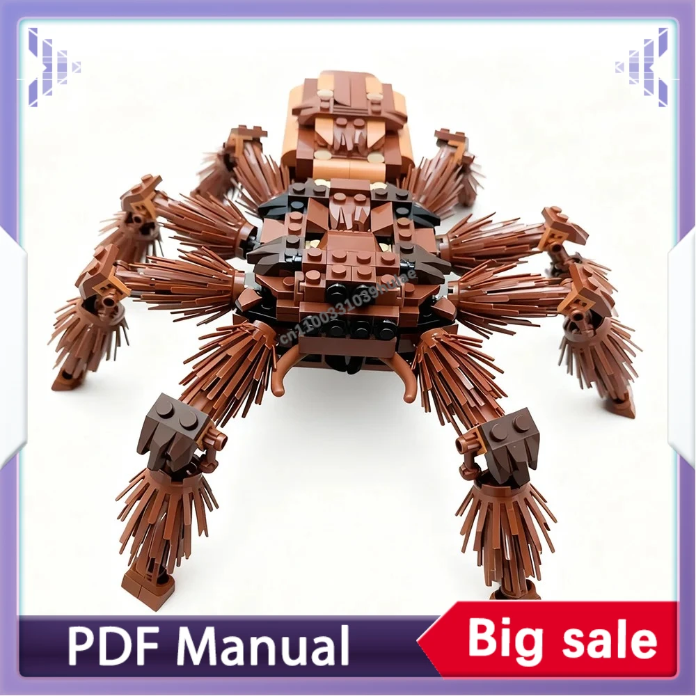 410 قطعة MOC RSA الرتيلاء الطوب نموذج RSA الرتيلاء الرعب الحشرات السامة اللبنات الإبداع الجمعية اللعب هدية #2