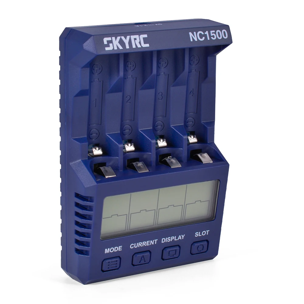 SKYRC NC1500 AA/AAA Battery Charger  Analyzer for 4 AA NiMH Rechargeable Batteries Recharge Pro  Charger for Double A Batteries