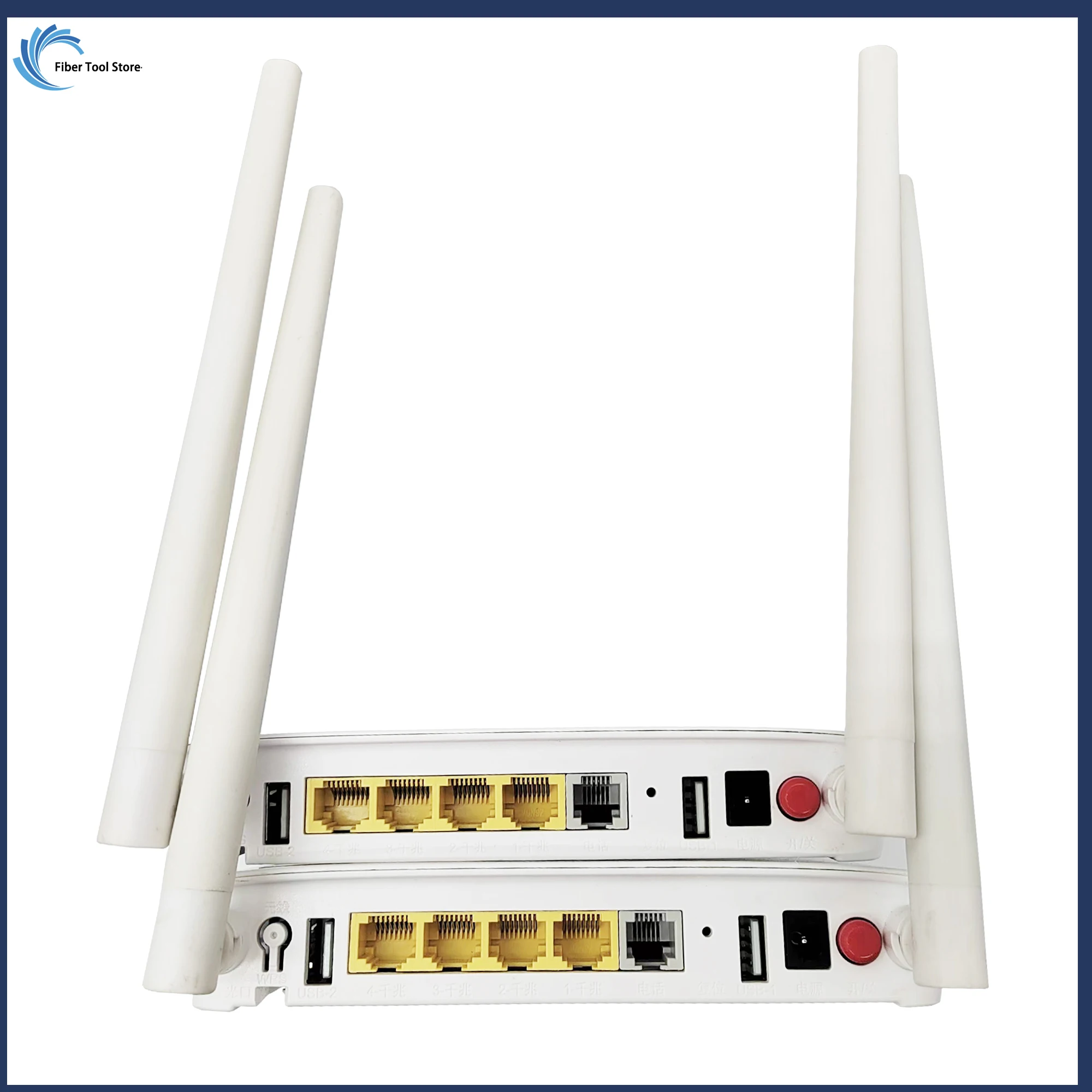 Imagem -03 - Xpon Onu-roteador de Fibra Óptica 5g Wifi Gpon Epon 5g Wifi 4ge Mais 1tel Mais 2usb Dual Band Ethernet Modem F670l