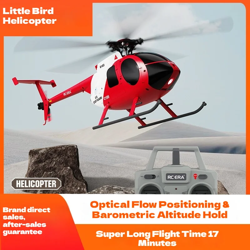 Ferngesteuerter Hubschrauber, bürstenloser Motor im Maßstab C189, vierkanalige Simulation, leuchtende Version, doppelter bürstenloser Rc-Hubschrauber