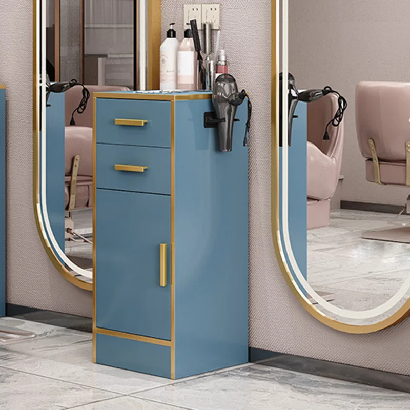 

High-quality Hair Salon Styling Car Beauty Salon Tool Timber Hair Salon Strong Storage Trolley