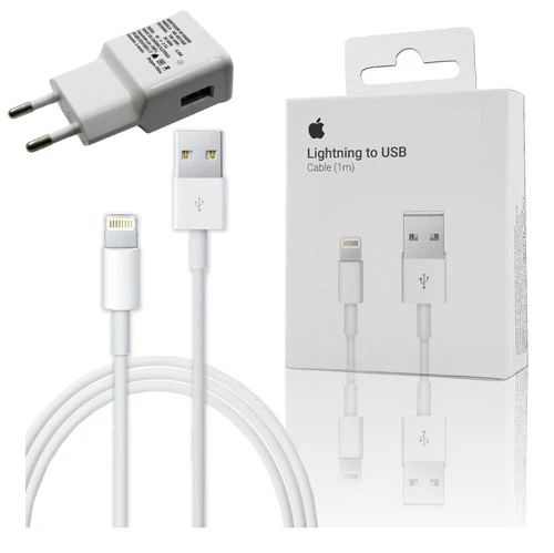 Charger + Usb Cable 1m iPhone 5 6 7 8 X Xr Xs 11 5W