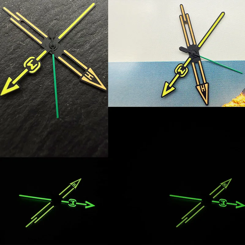 

NH35 Watch Hands Orange Yellow Green Needle Green Luminous Hands for NH35 NH36 4R35 4R36 7S26 7S36 Automatic Mechanical Movement