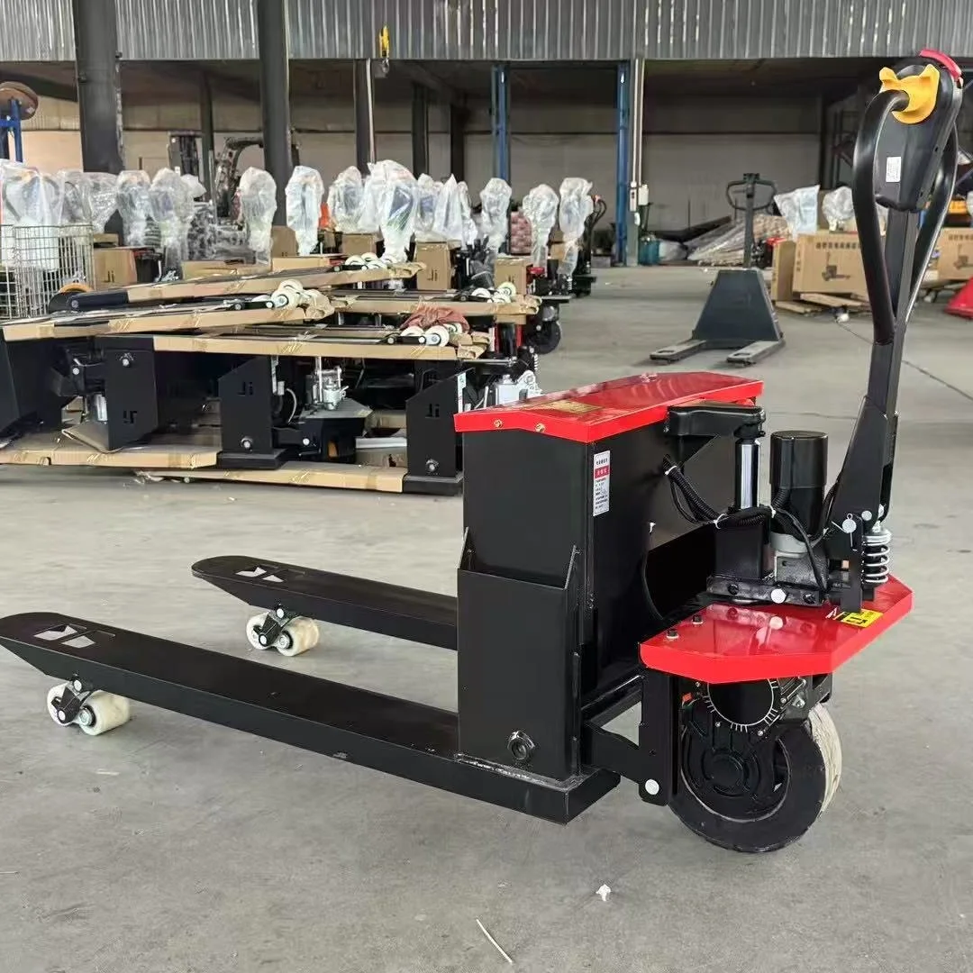 2Tons Of Cattle All-electric Truck Semi-electric Pallet Loading And Unloading Forklift Lithium Battery Hydraulic Trailer