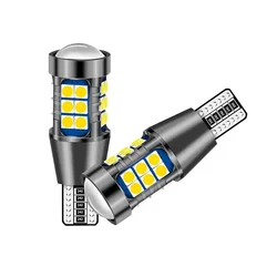 2pcs Super Bright W16W T15 921 LED Bulbs Canbus Car Light High Power 3030SMD No Error For Tail Signal Lamp Backup Reserve Lights