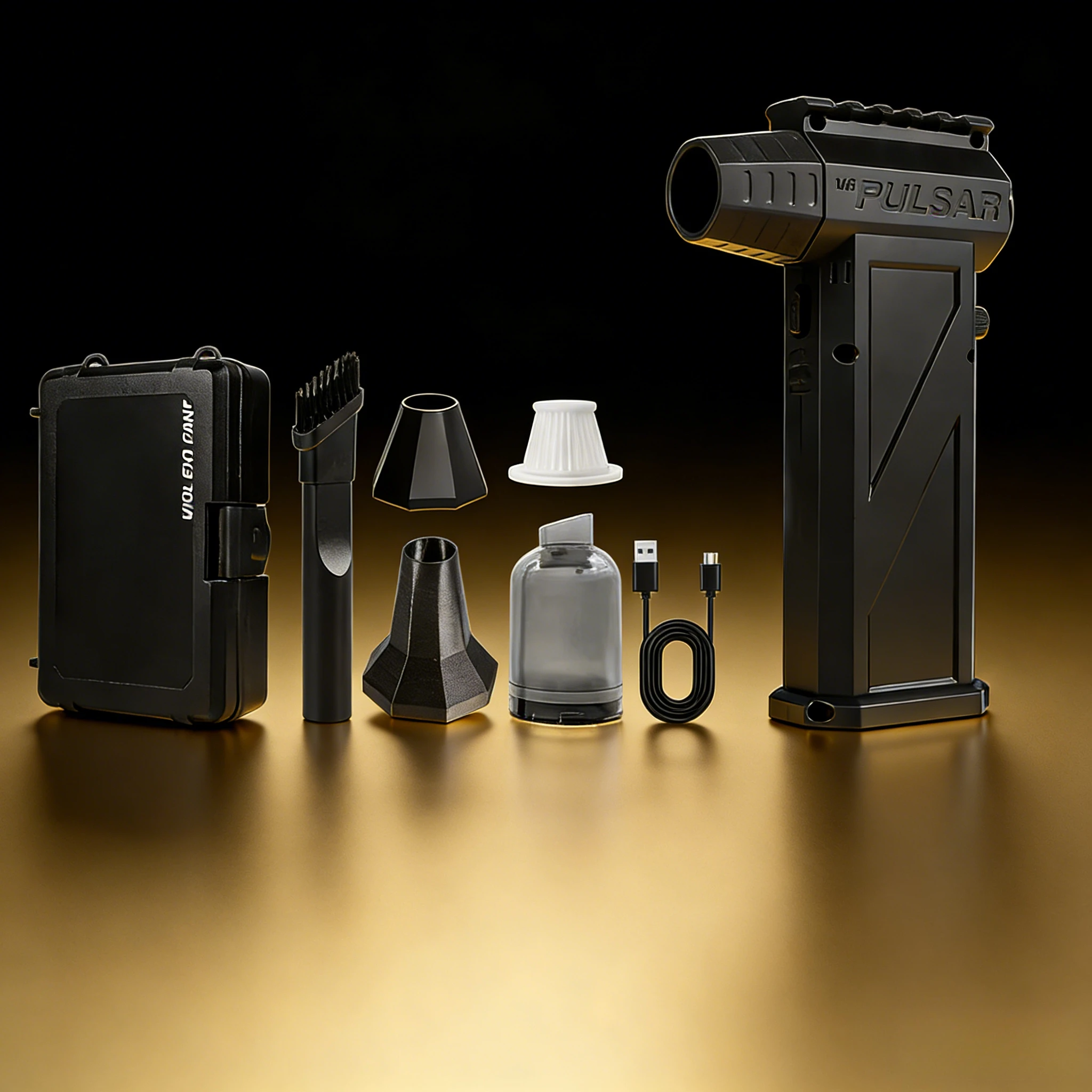 

X3Pro 140000 об/мин Мощный турбовентилятор 2-в-1: воздуходувка и пылесос, портативный, перезаряжаемый через Type-C, для глубокой очистки ПК от пыли