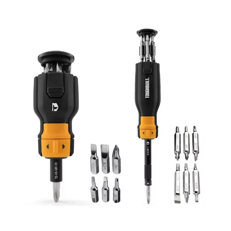 TOUGHBUILT TB-H5-MR-11 / TB-H5-MR-30 7/14-Bit Screw Ratchet Driver Hand Tools Made S2 Steel Sold Separately Hand Tools defective
