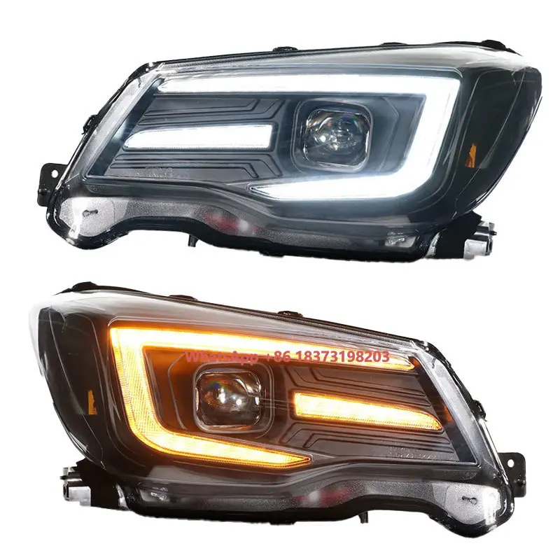 

Upgrade to Subaru Forester Headlamp Headlamp 2013-2018 Full LED Dual Optical Lens Headlamp Front Lamp Assembly