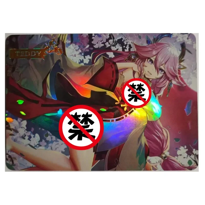 1pcs/set DIY Anime Goddess Cards Miko Character Series ACG Sexy Kawaii Toy Gift Game Comic Collection Cards