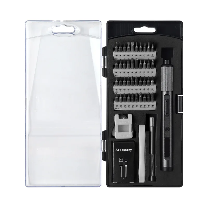 portable lithium battery lasting battery life rechargeable torque adjustable batch precision electric screwdriver set