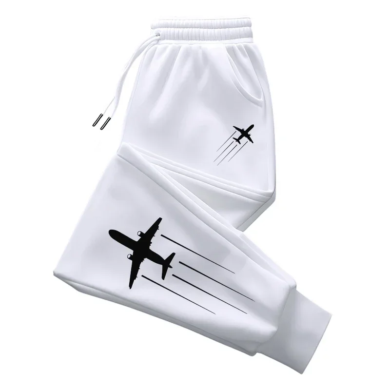 

2025 Autumn/Winter New Style Classic Men's and Women's Jogging Pants Pattern Print Design Fitness and Leisure Running Pants