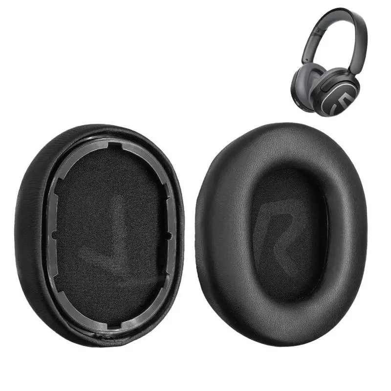 Elastic Sponge Ear Pads Headphone Replacement Cushion Earpads Compatible With SOUNDPEATS A8 Headset Protective Spare Accessories