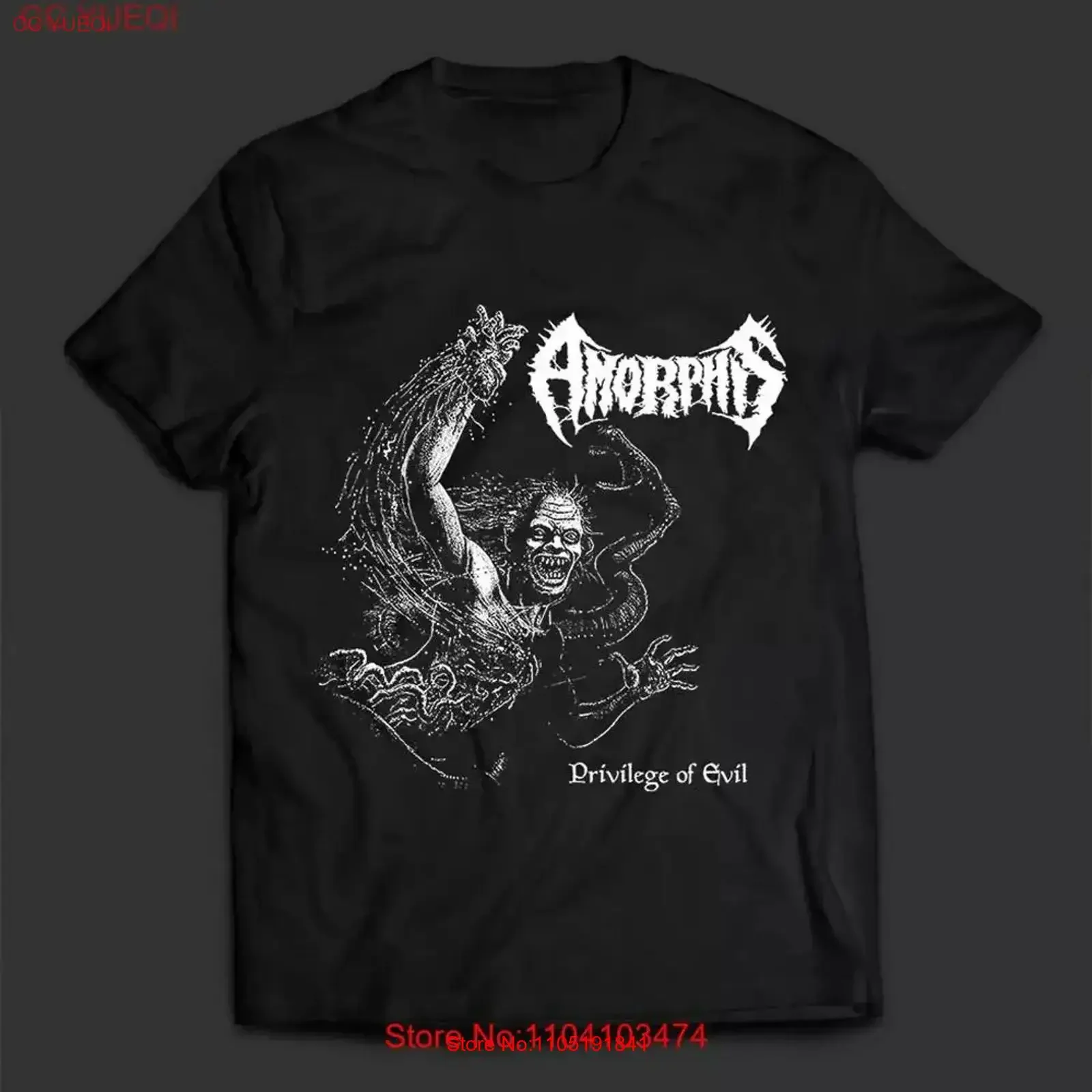 AMORPHIS band Privilege of Evil T SHIRT Size S 5XL MR405 vintage Washed streetwear fashion designer clothes Soft Casual